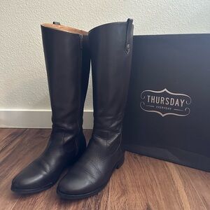 Thursday Boot Company Dark Brown Crown Riding Boots